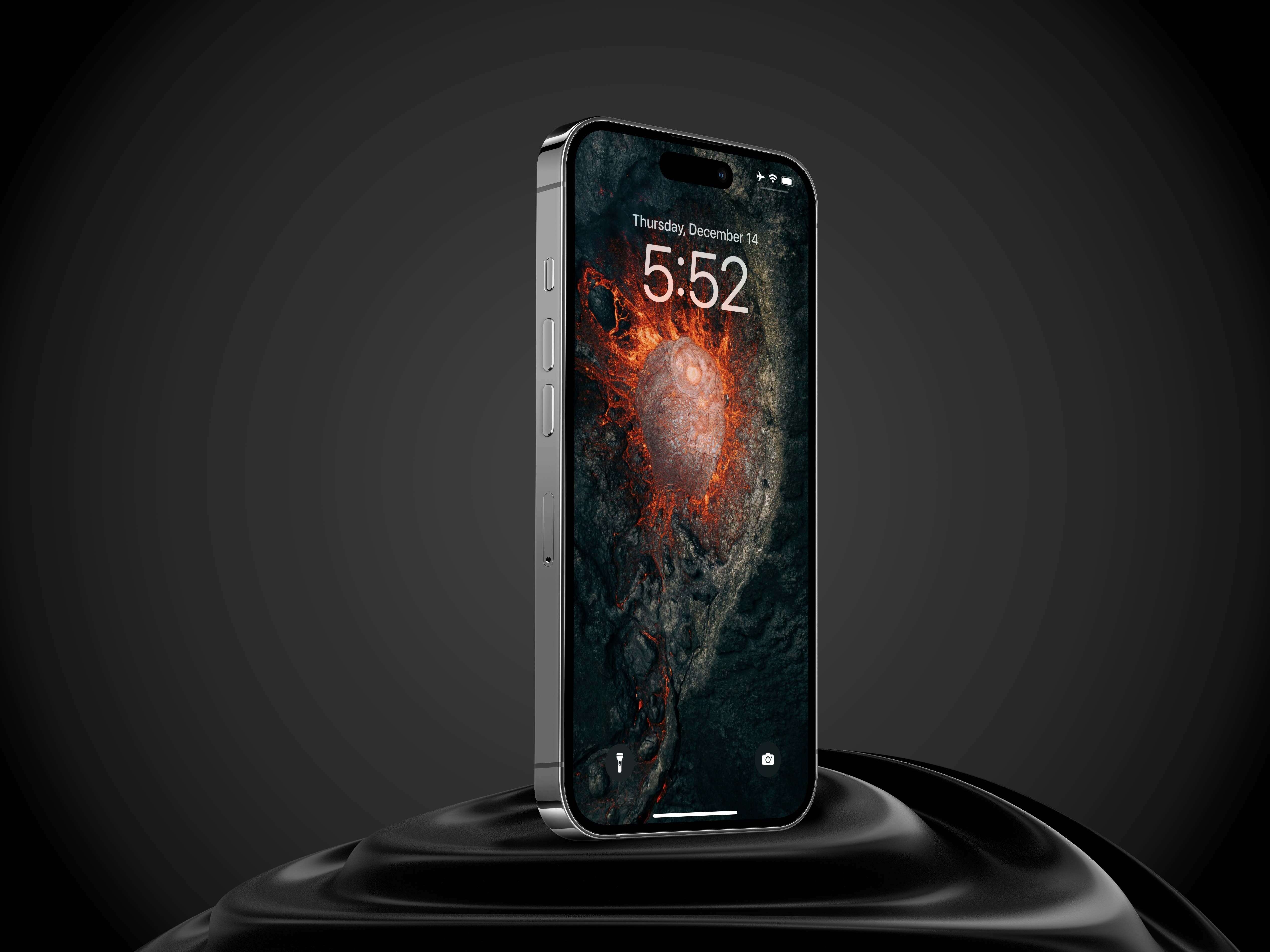 The Charm of Volcano Wallpaper 4k iPhone Download