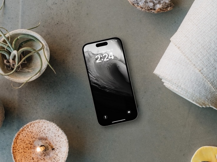 The Allure and Uniqueness of Black and White Waves Wallpaper Download