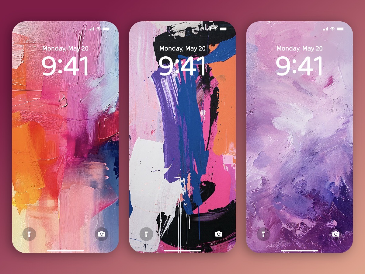 Download Abstract Color Paint Wallpaper for iPhone and Android