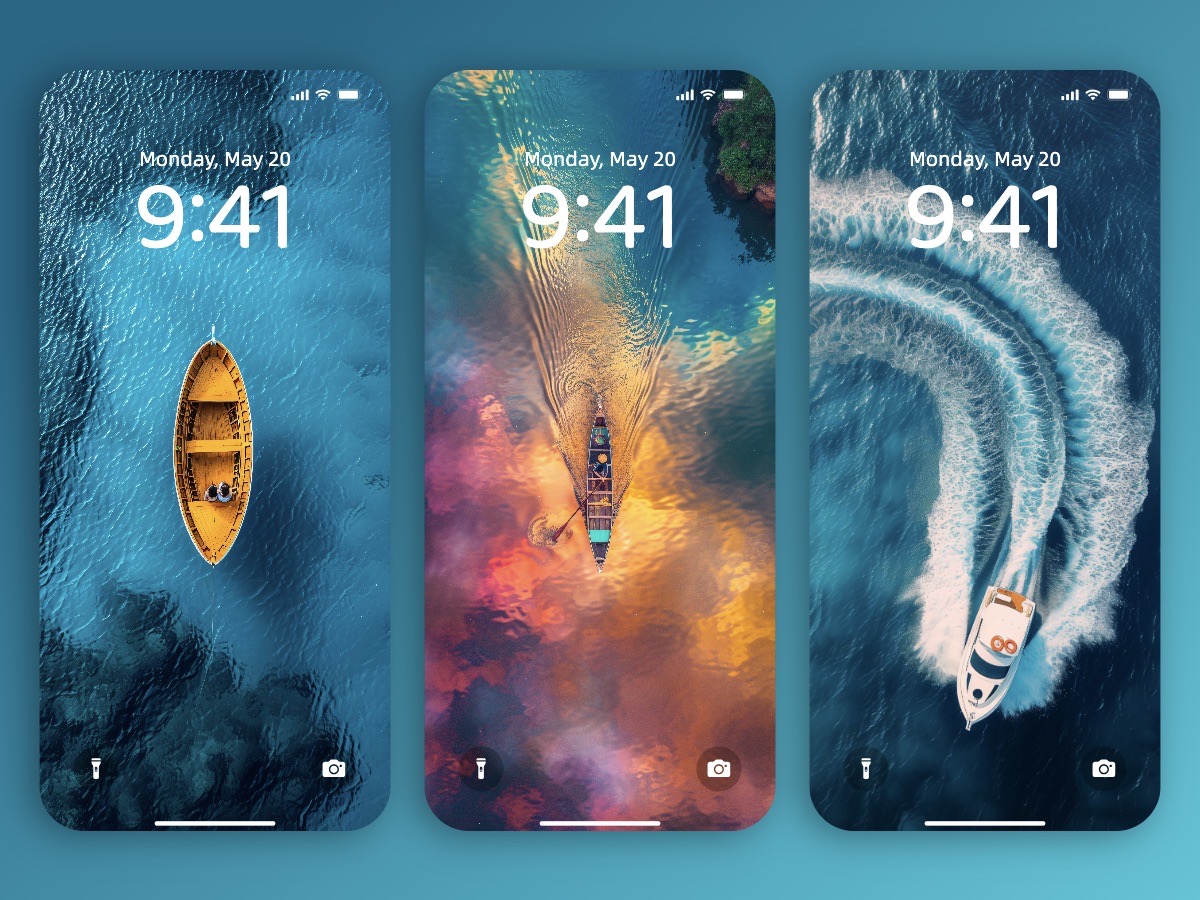 Download Beautiful Ocean Boating Photography Wallpaper Background 8K