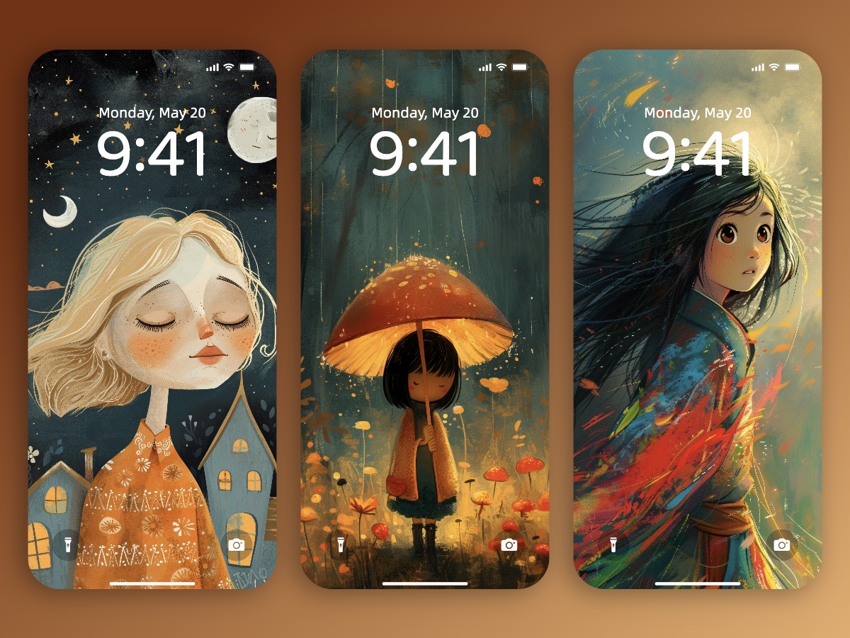 Download Anime Girl Illustration Wallpaper Background