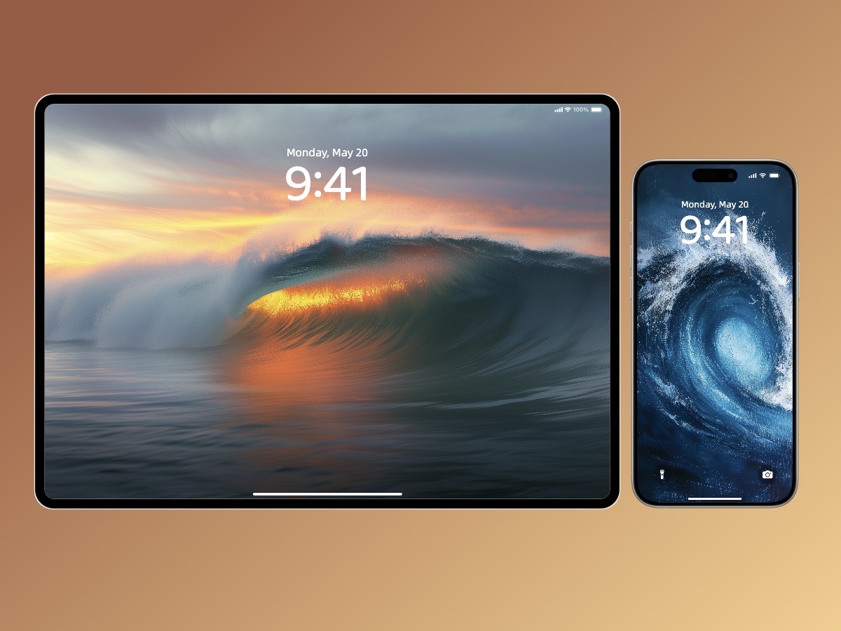 Download Beautiful Giant Waves Wallpaper Background 8K