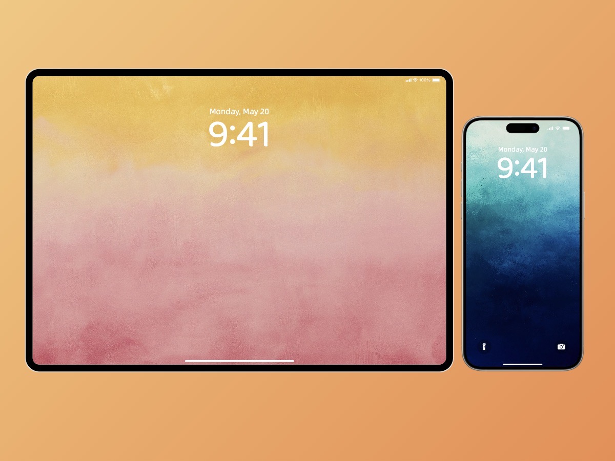 Download Minimal Abstract Gradient Color Wallpaper 8K