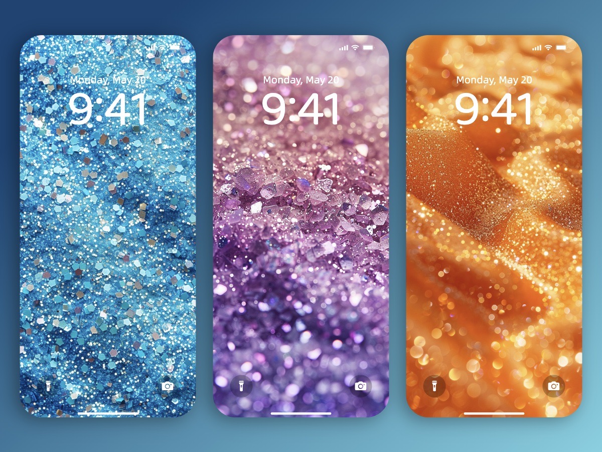 Download Colorful Glitter & Sparkle Sand Background 8K for iPhone and Android