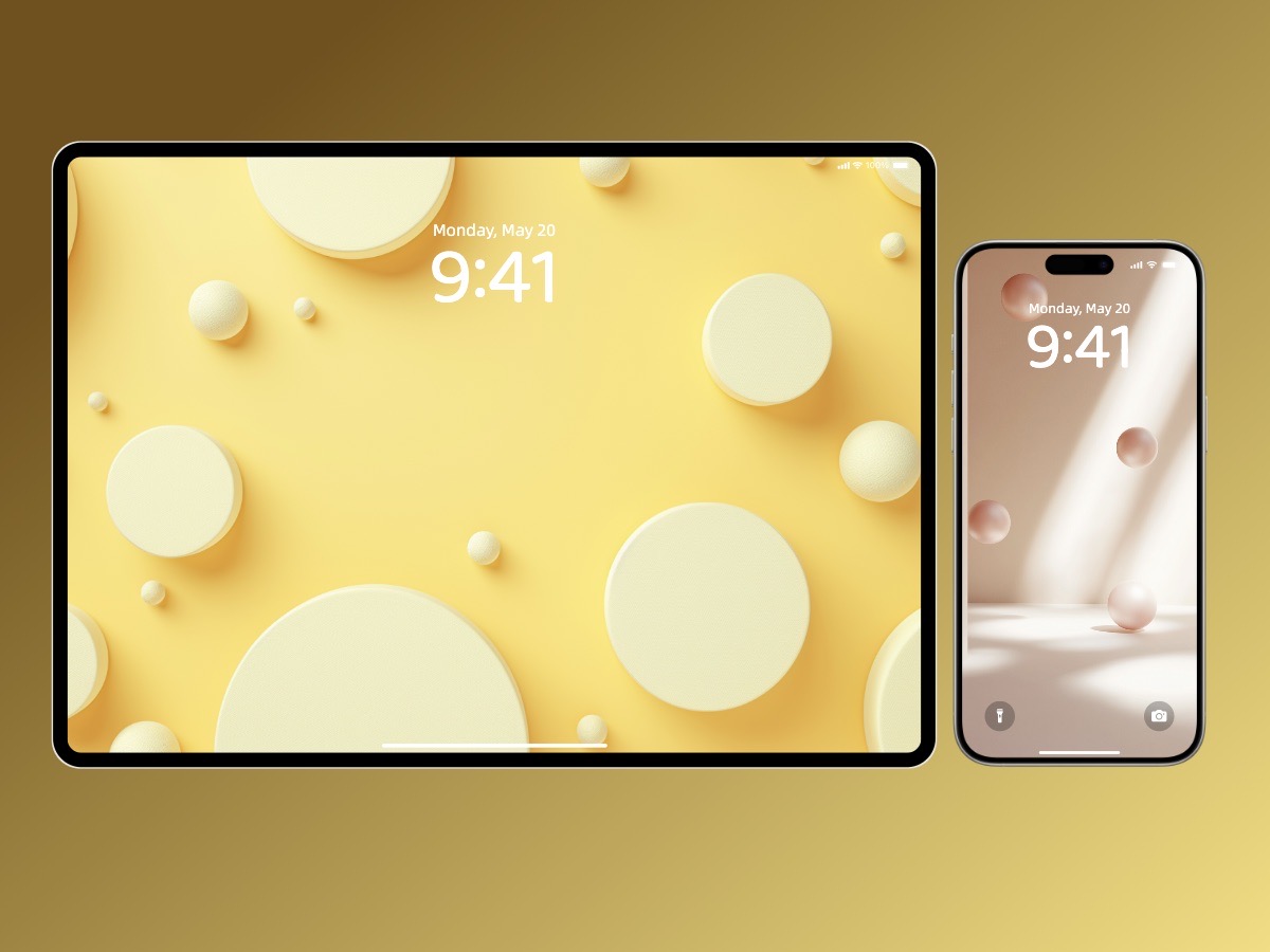 Download Abstract Colorful Circles Minimalist Wallpaper Background