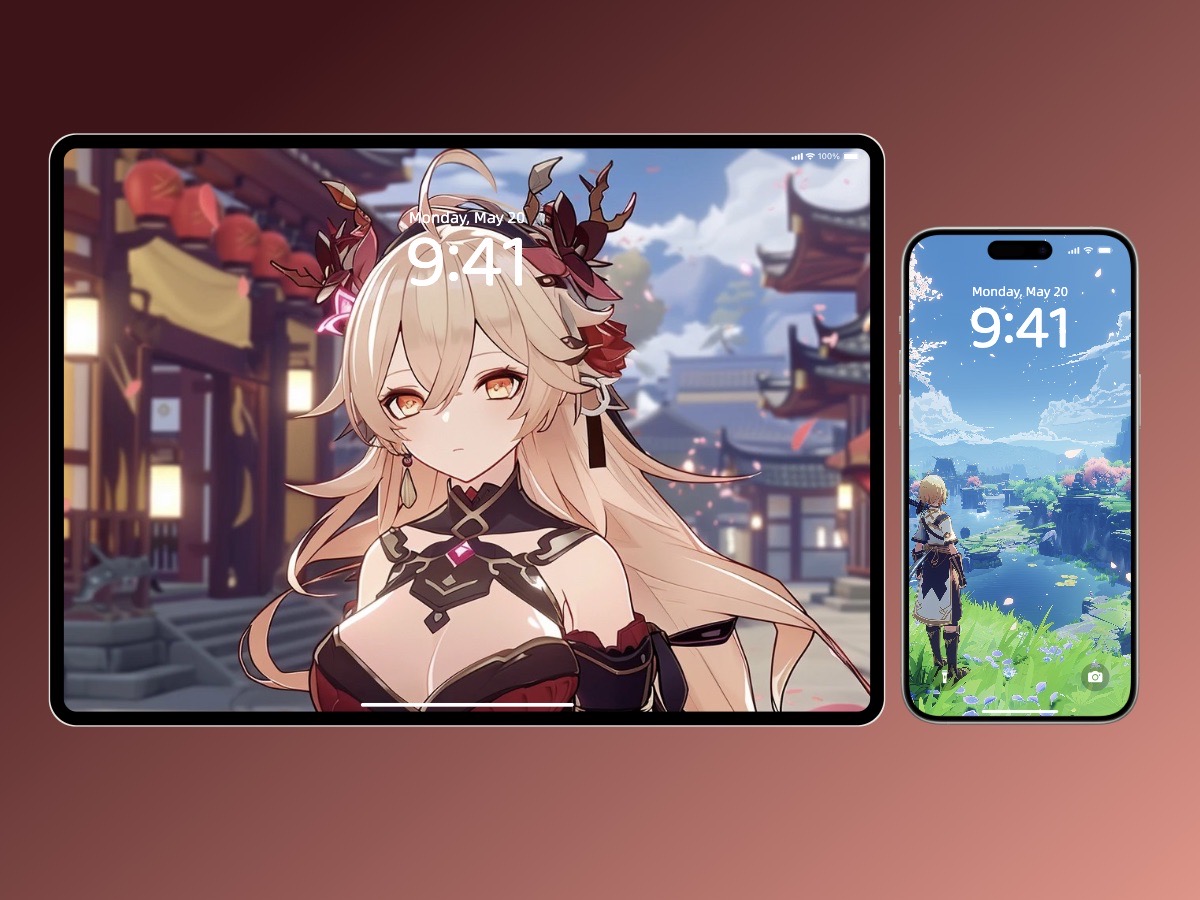 Download Genshin Impact Scenery & Characters Wallpaper 8K for iPhone & Android