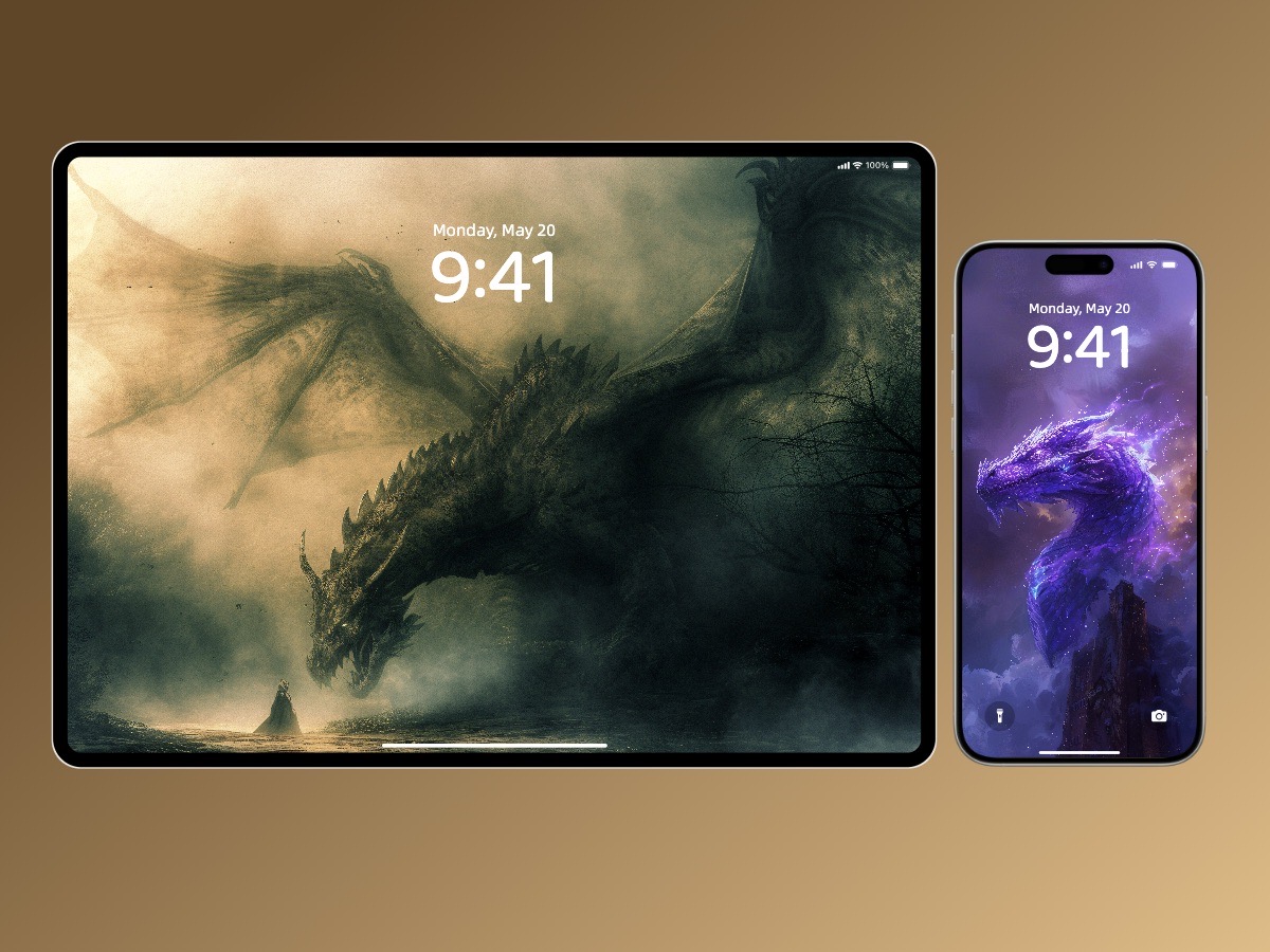 Download Dragons from Video Games Wallpaper 8K