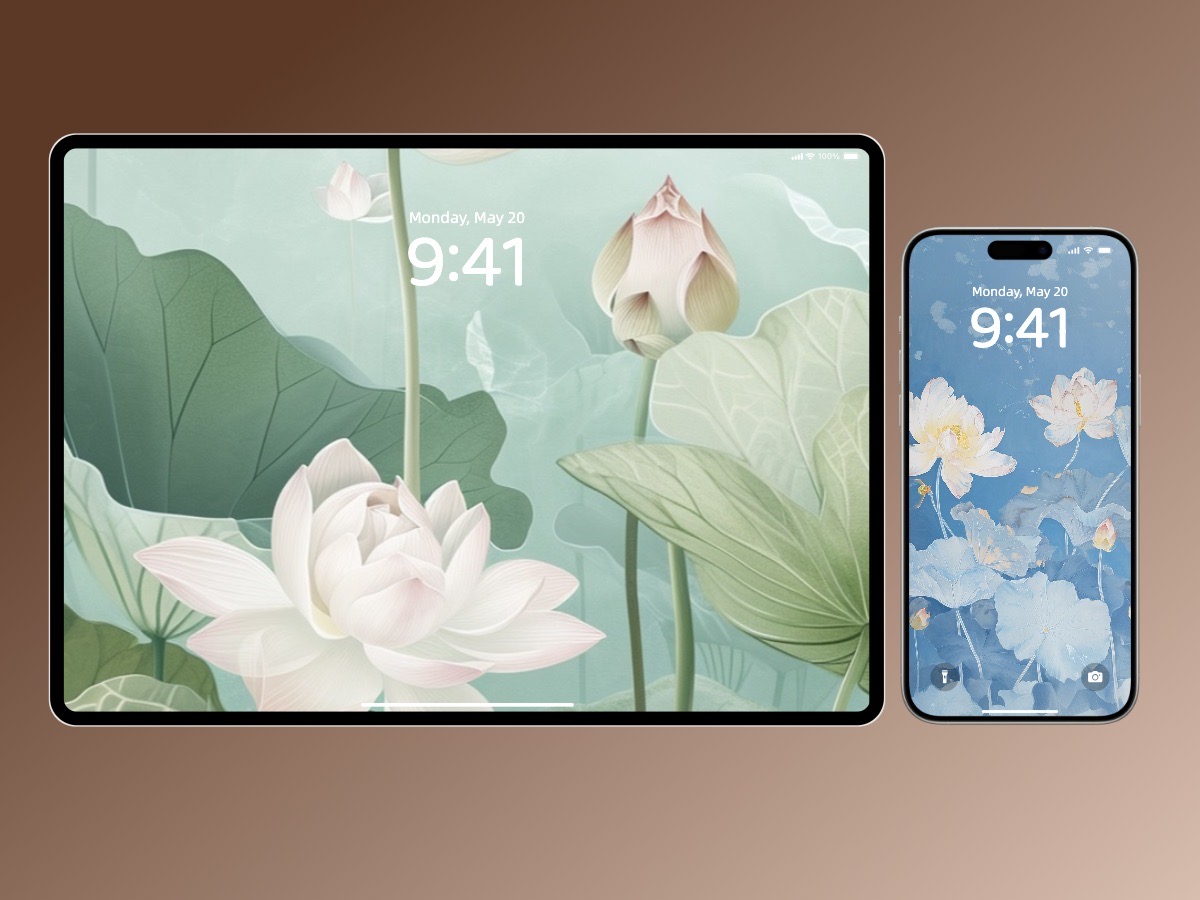 Download Aesthetic Beautiful Lotus Wallpaper 8k for iPhone & Android