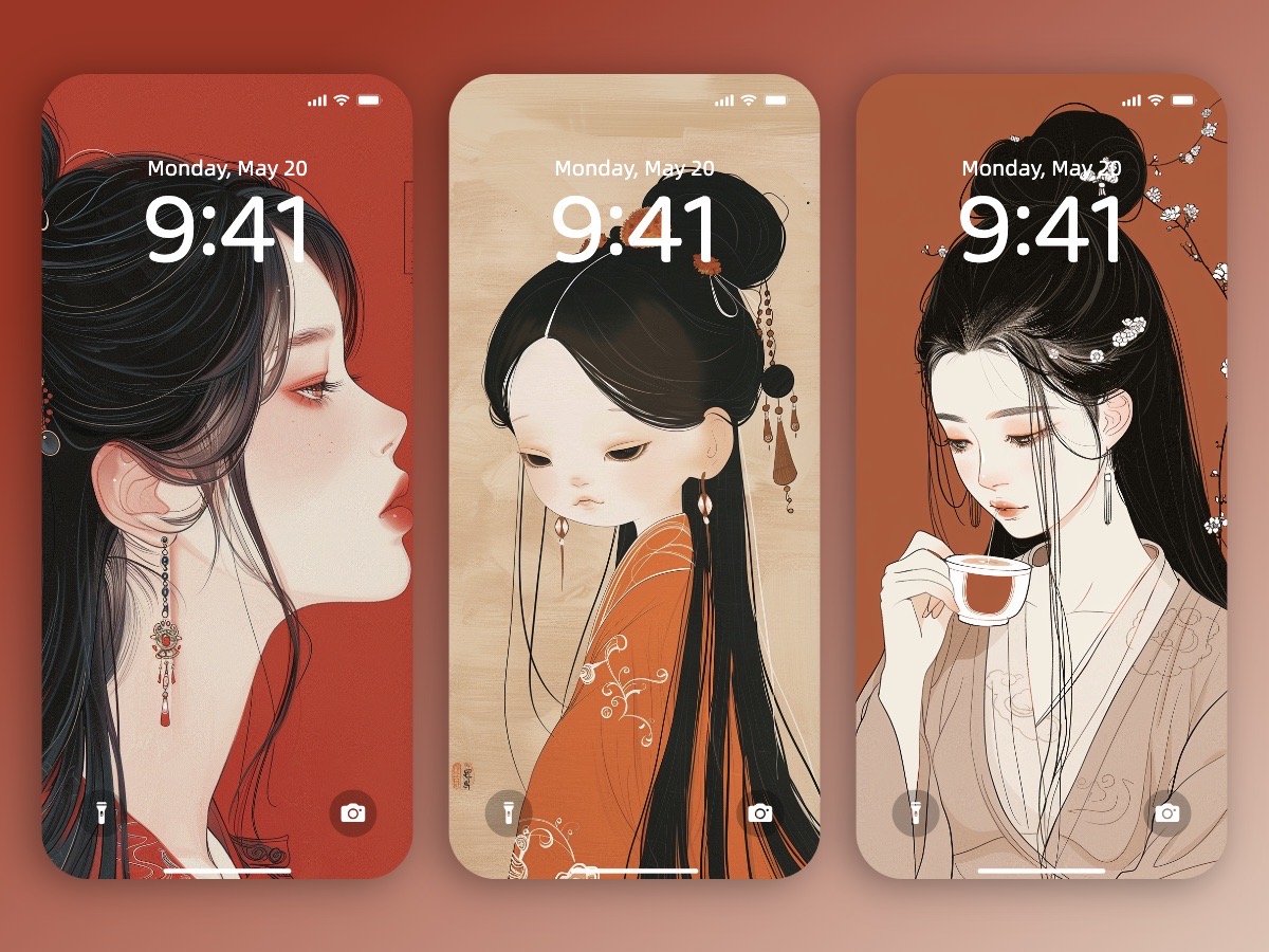 Download Hanfu Girl Wallpapers 8K for iPhone and Android