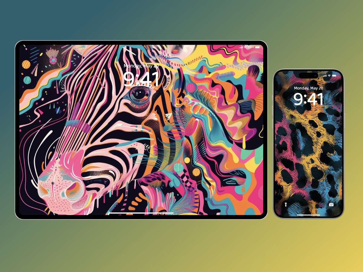 Download Beautiful Animal Stripes Wallpaper Background 8K