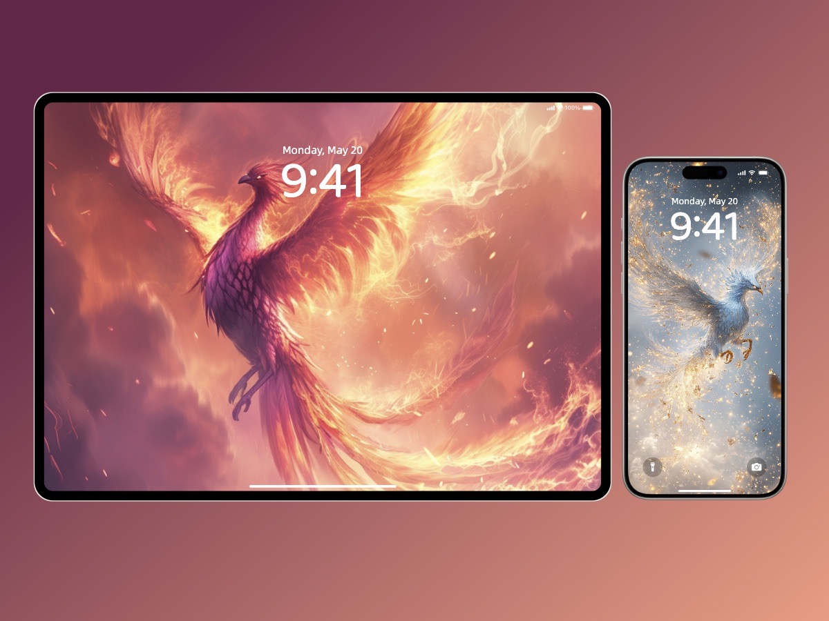 Download Magical Phoenix Wallpaper 8k for Phone