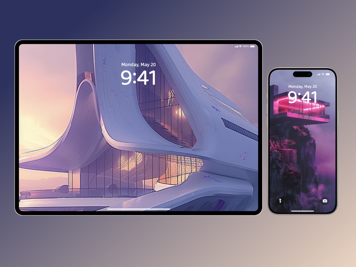 Download Minimalist Futuristic Architecture Wallpapers for iPhone & Android