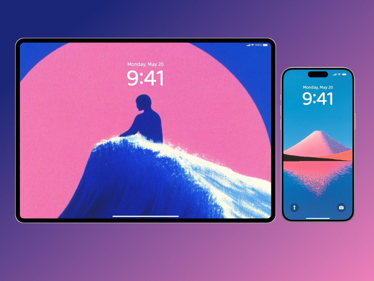 Download Minimalist Mountain Art Wallpapers for iPhone & Android