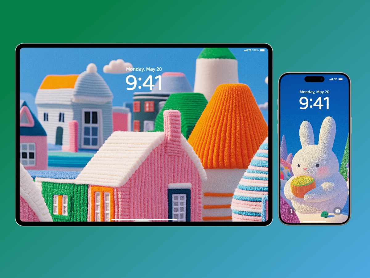 Download Felt Painting World Wallpapers 8K for iPhone & Android