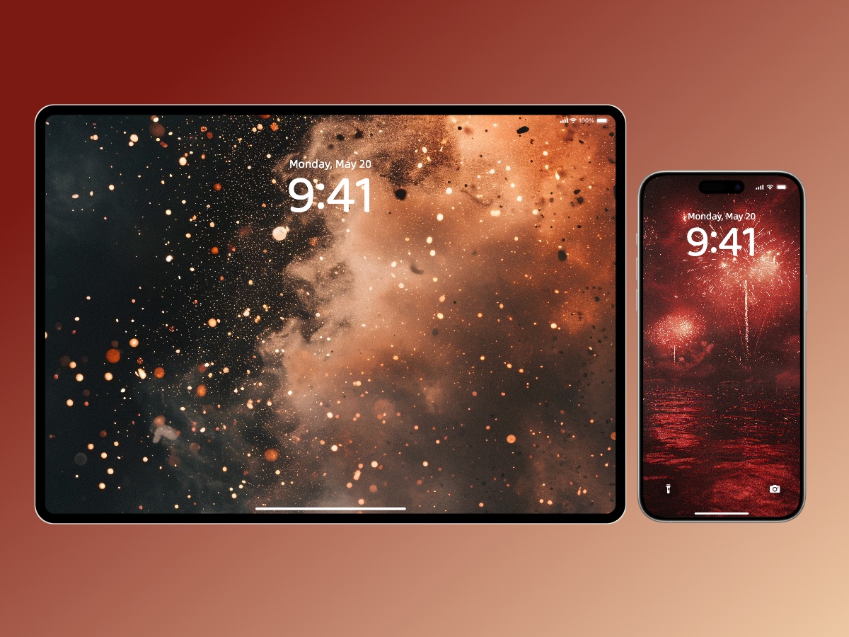 Download Fireworks in the Night Sky Wallpapers 8K for iPhone & Android