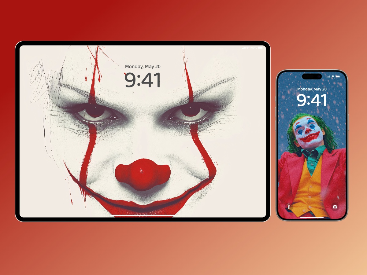 Download Joker Minimalist Wallpapers 8K for iPhone & Android