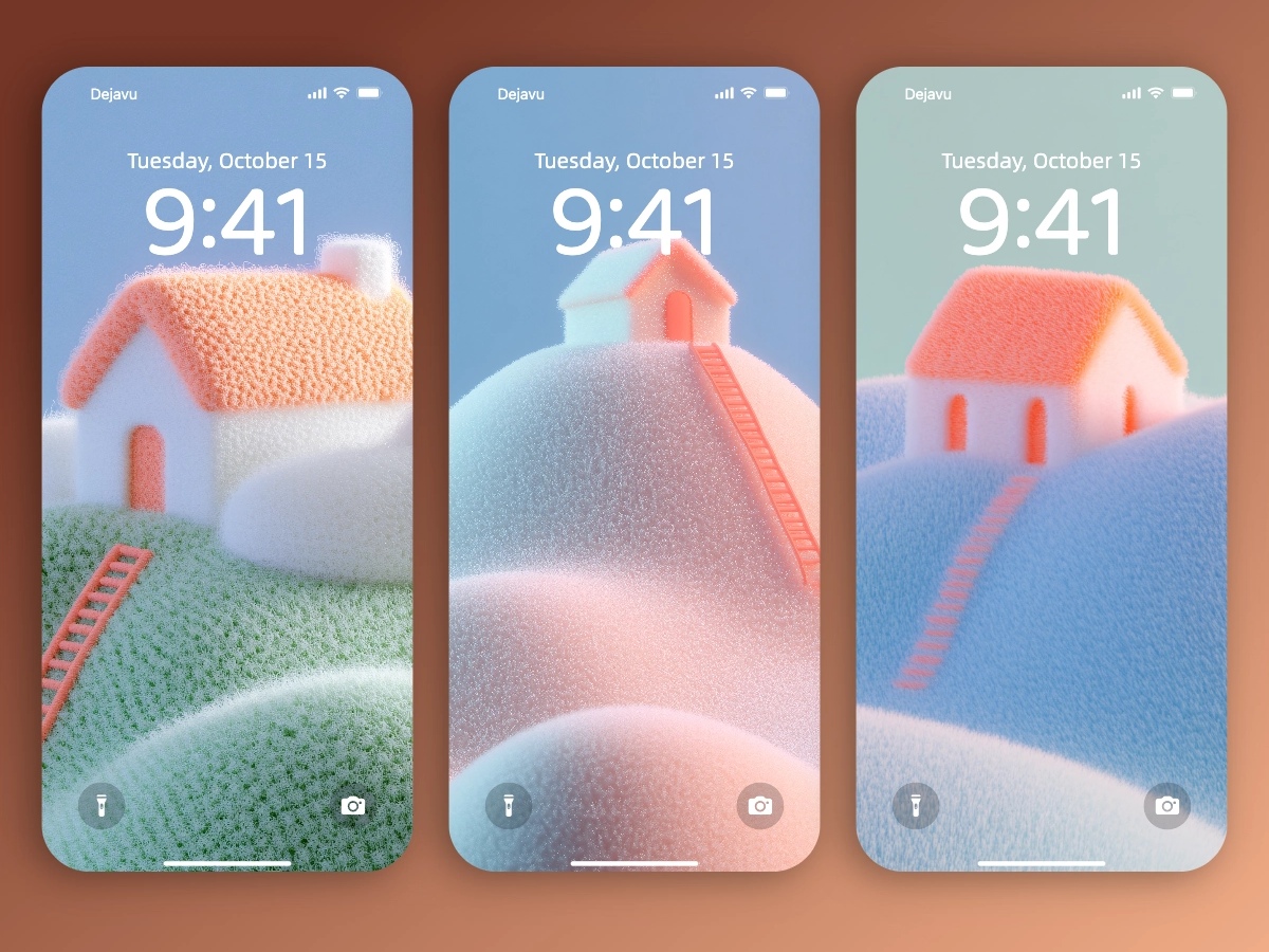 Download Minimalist Cute Plush Scene Wallpapers 8K for iPhone & Android