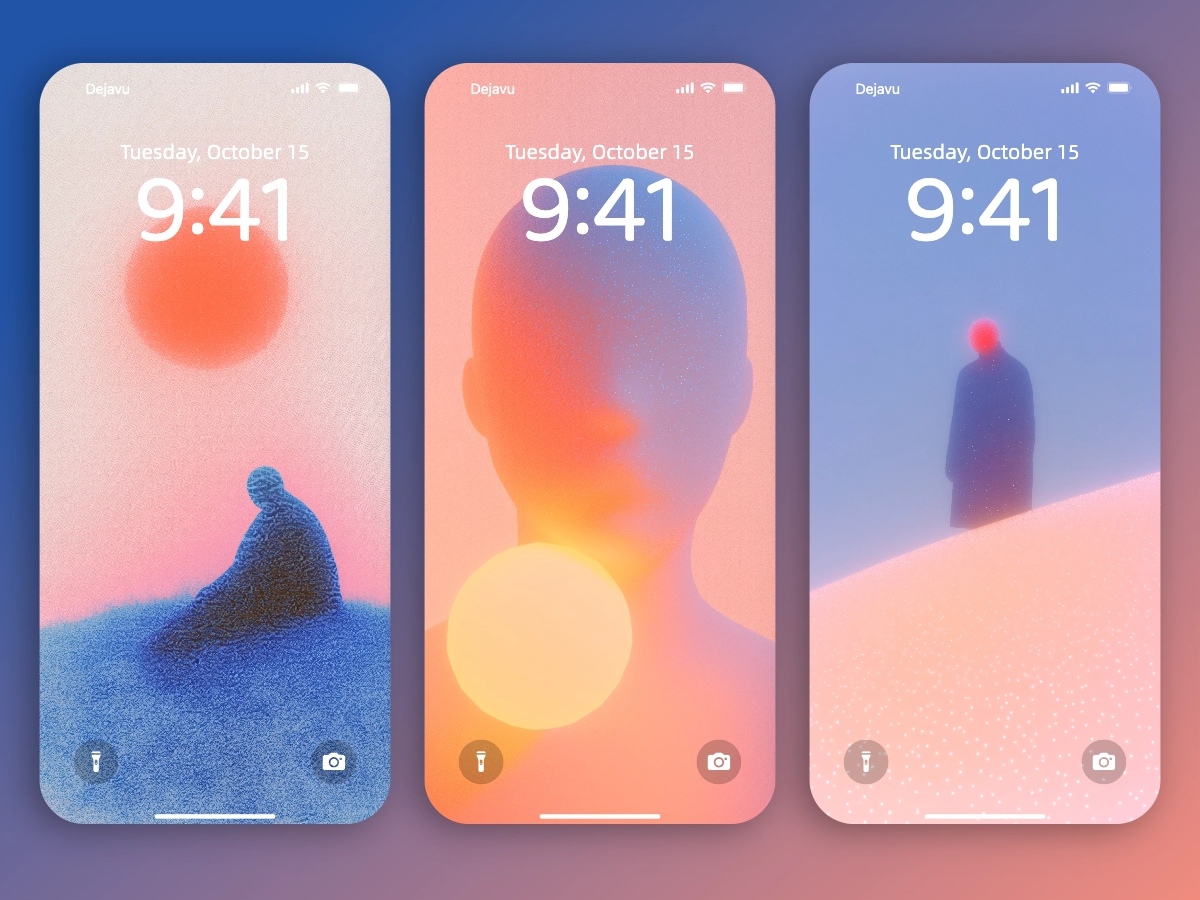 Download Minimalist Neon Blurred Portrait Wallpapers 8K for iPhone & Android