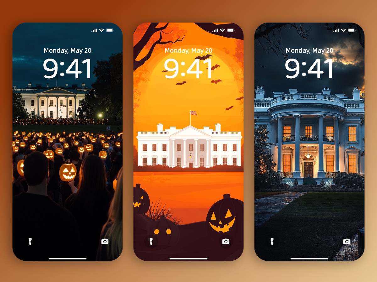 Download Halloween White House Wallpapers 8K for iPhone & Android