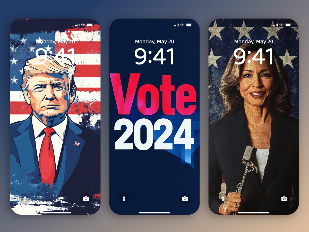 Download VOTE 2024 US Elections Wallpapers 8K for iPhone & Android