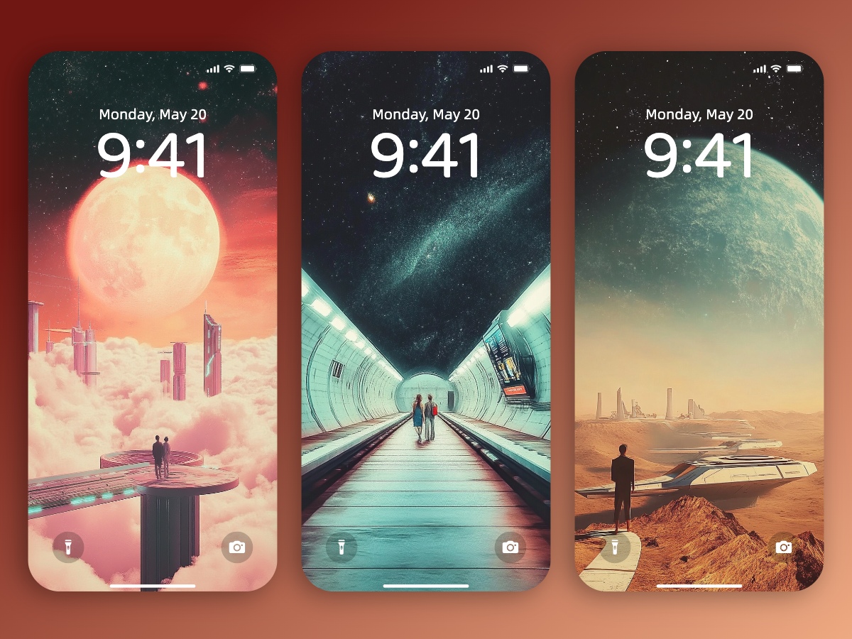 Download Retrofuturism Illustration Wallpapers 8K for iPhone & Android