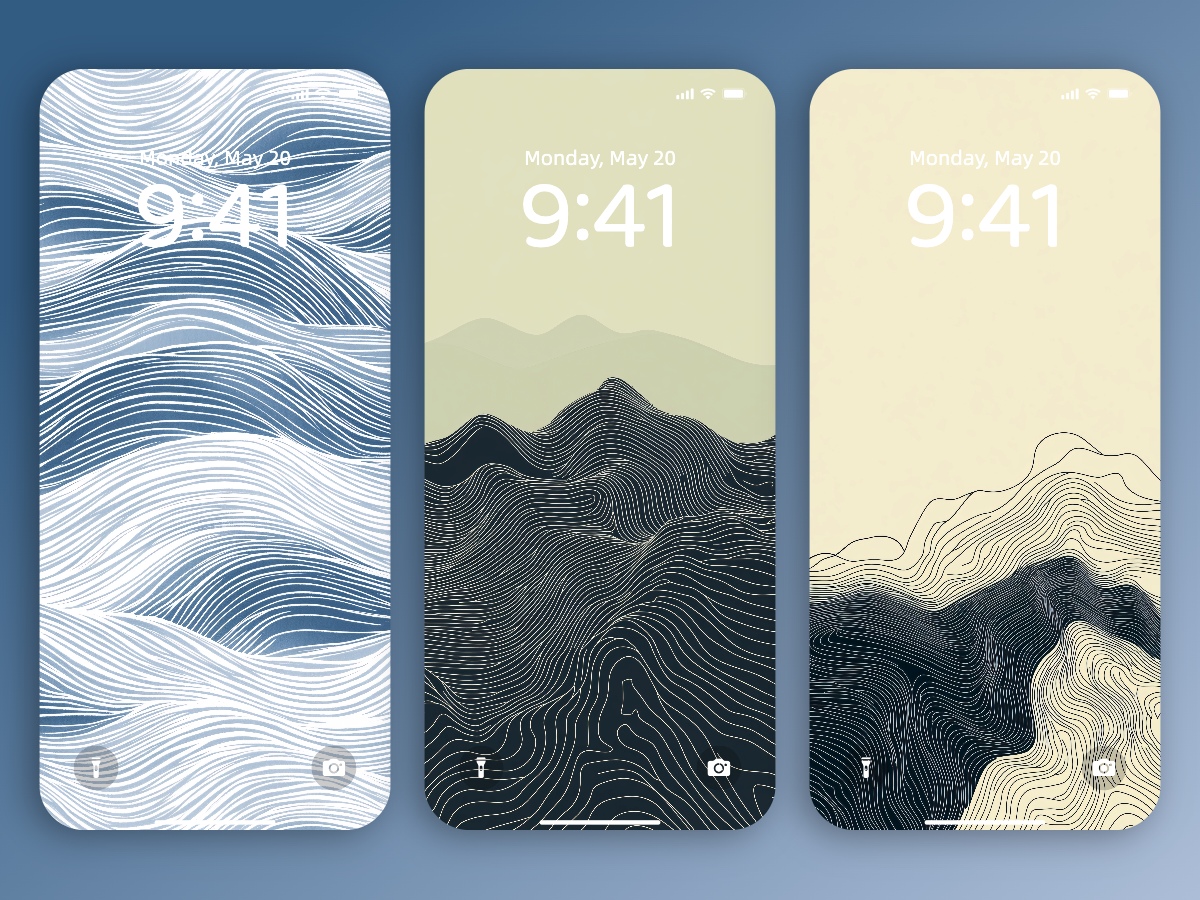 Download Abstract Line Art Minimalist Wallpapers 8K for iPhone & Android