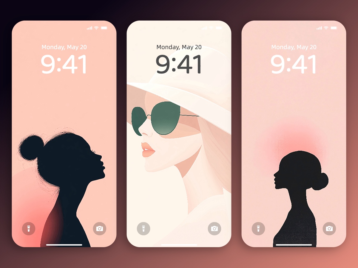 Download Aesthetic Female Portraits Wallpapers 8K for iPhone & Android