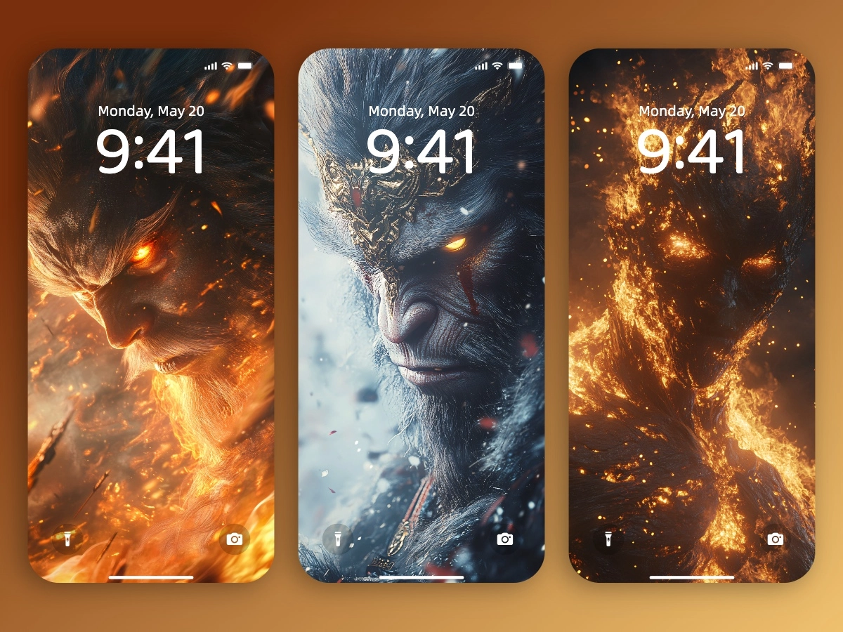 Download Black Myth: Wukong Game Wallpapers 8K for iPhone & Android