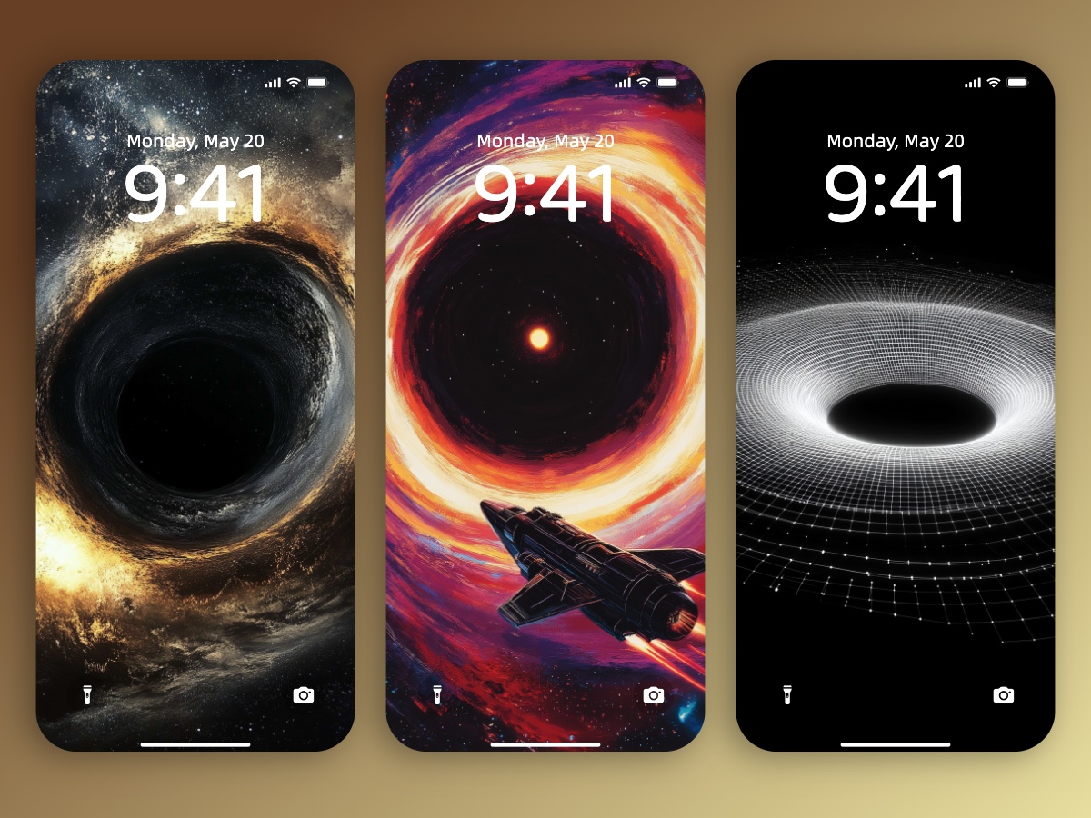 Download Black Hole Wallpapers 8K for iPhone & Android
