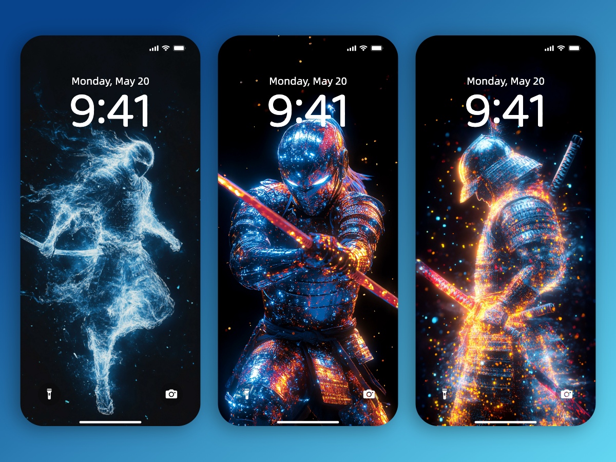 Download Minimalist Samurai Art Wallpapers 8K for iPhone & Android