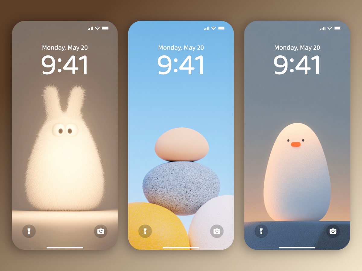 Download Cute Cartoon Style Minimalist Wallpapers 8K for iPhone & Android