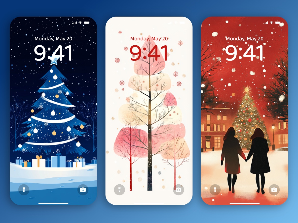 Download Beautiful Christmas Tree Wallpapers 8K for iPhone & Android