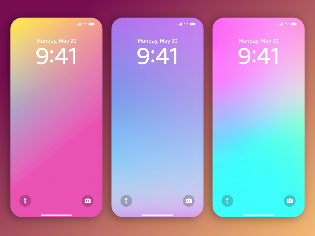 Download Simple Gradient Color Minimalist Wallpapers 8K for iPhone & Android