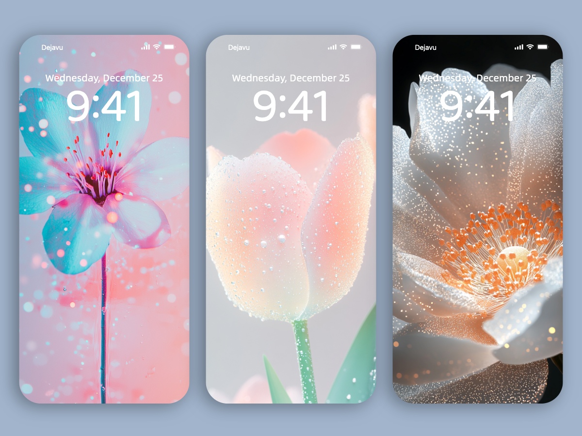 Download Flower Dewdrops Wallpapers 8K for iPhone & Android
