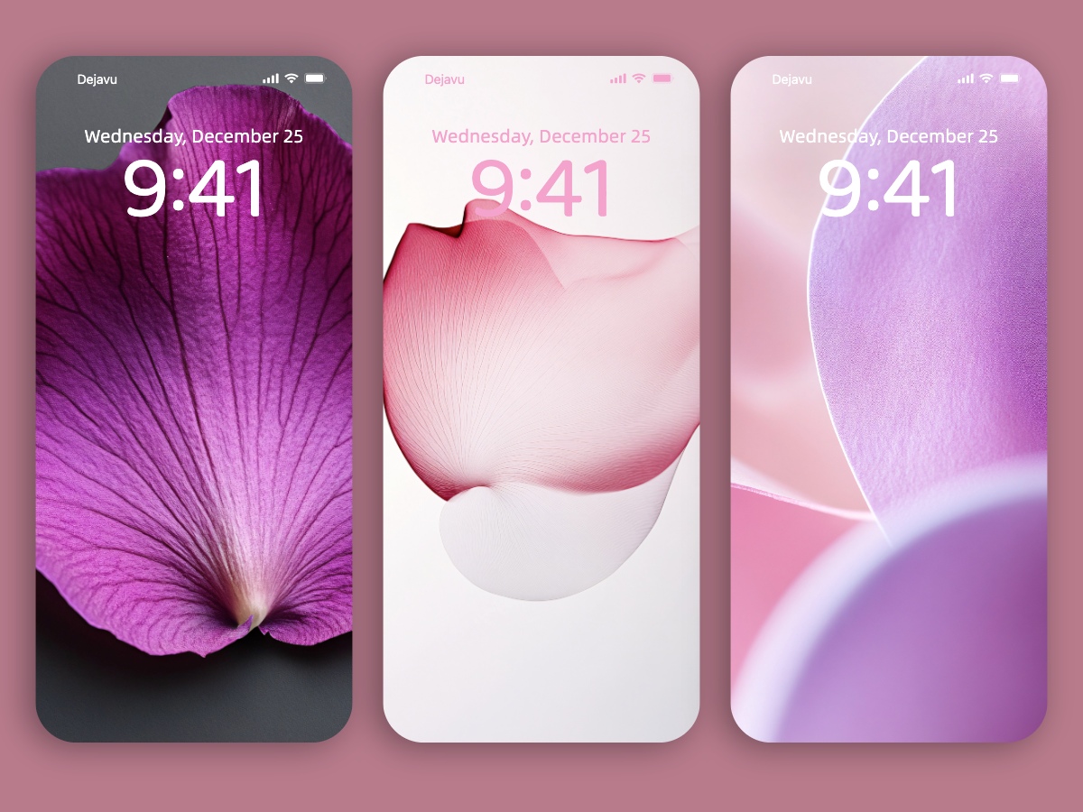 Download Minimal Pink Flowers Wallpapers 8K for iPhone & Android