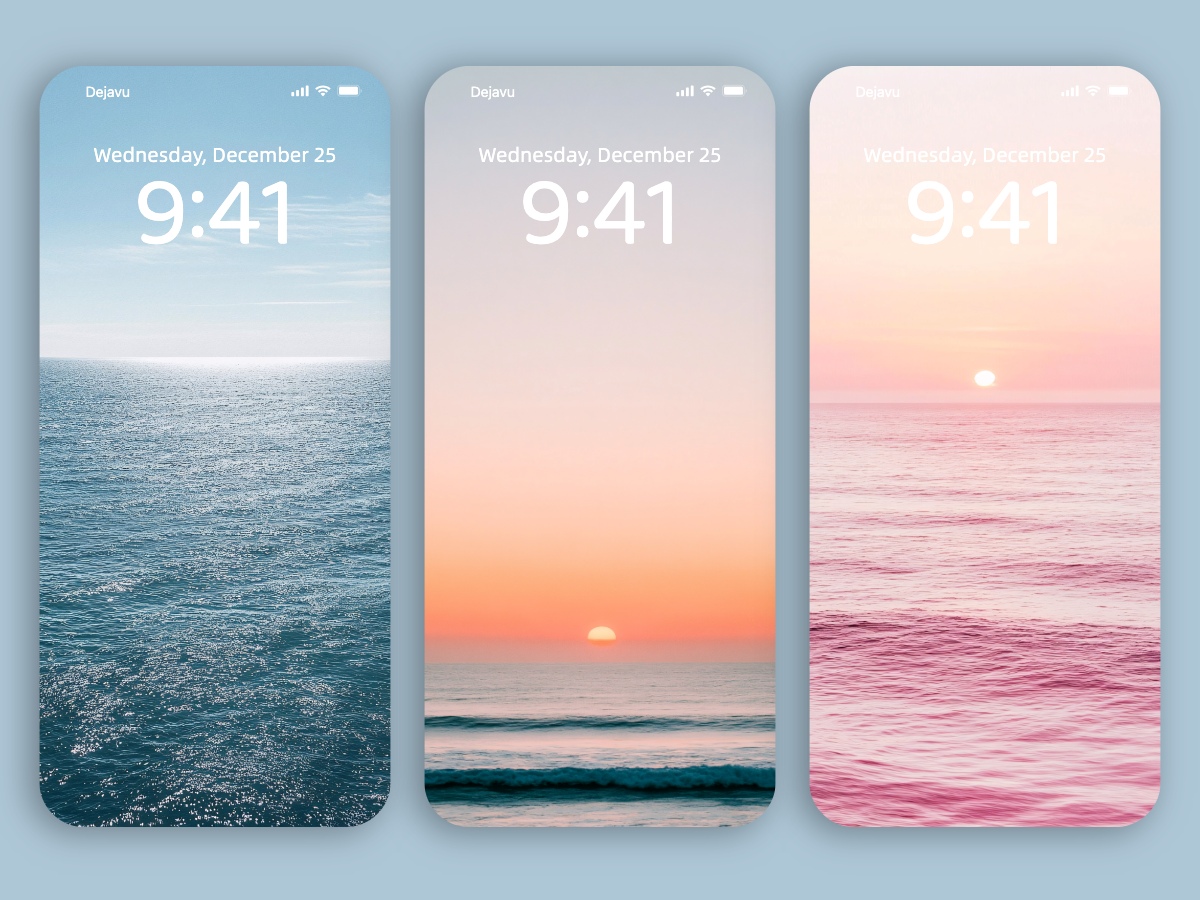 Download Ocean Sunrise Minimalist Wallpapers 8K for iPhone & Android — Calm Your Screen in Style