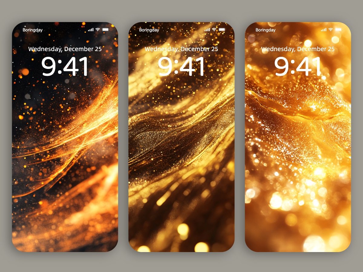 Download Abstract Golden Streams Minimalist Wallpapers 8K for iPhone & Android