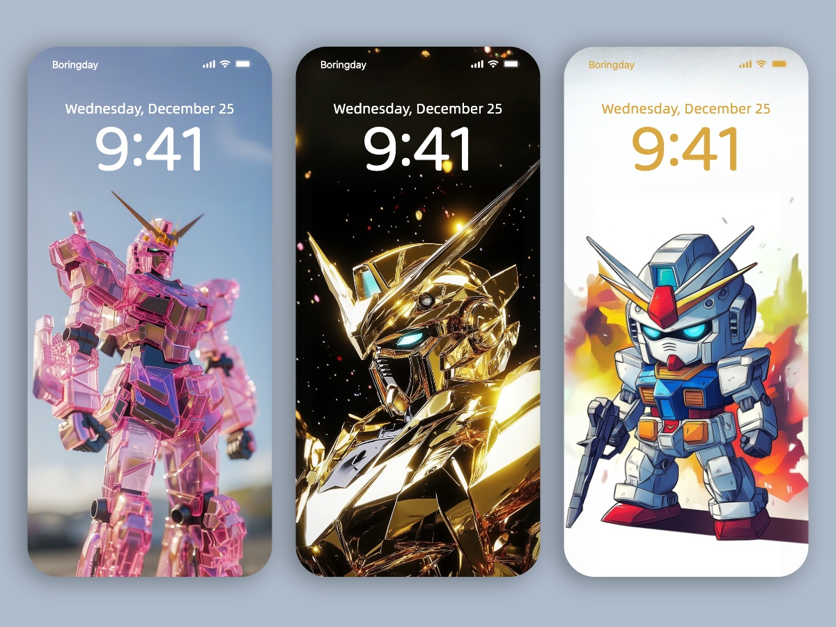 Download Cool Gundam Minimal Wallpapers HD 4K 8K for iPhone & Android – Sleek & Stylish Designs