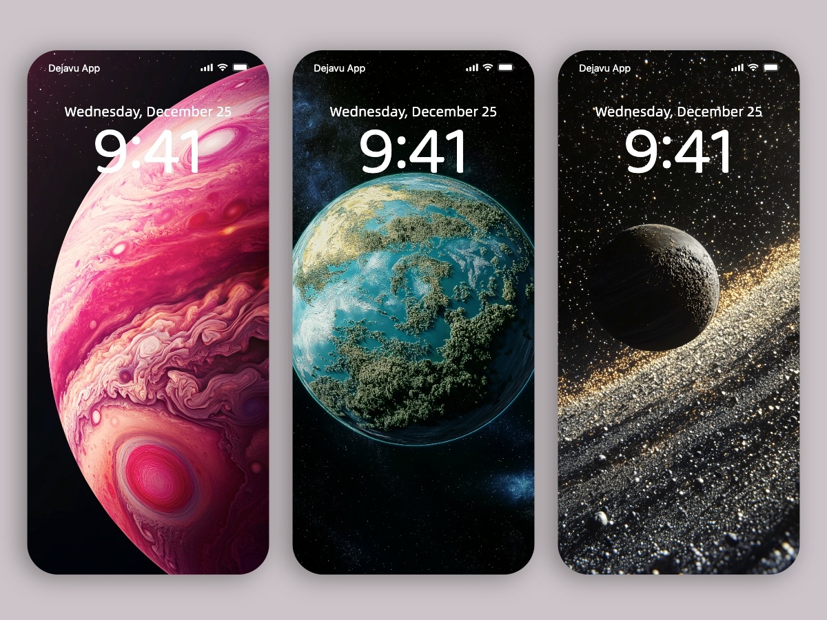 8K Cosmic Adventure Minimal Phone Wallpapers: Explore Planets and Beyond for iPhone & Android Download