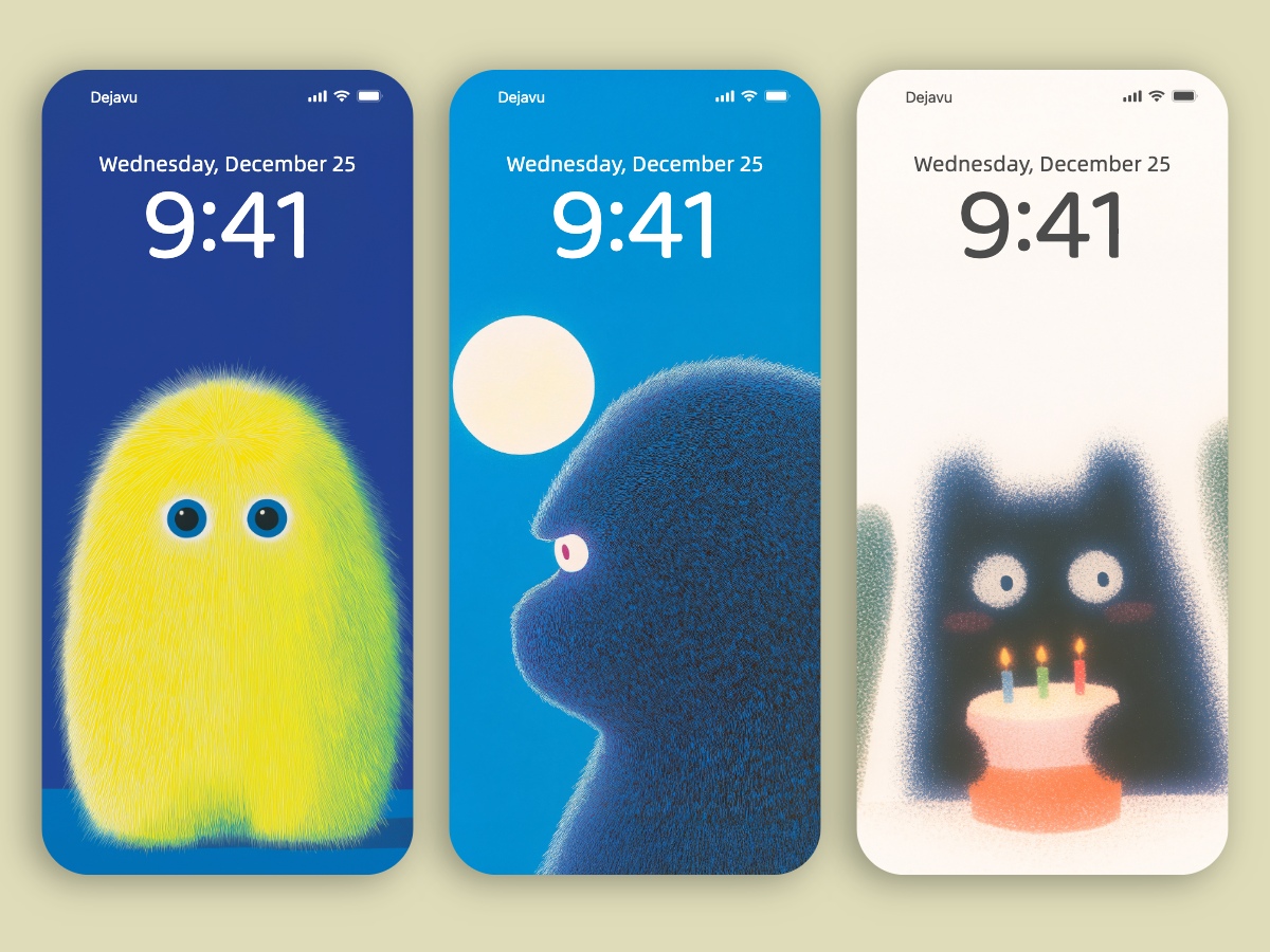 Download Cute Funny Monster Café 8K Cartoon Phone Wallpapers – Minimal & Fantastical for iPhone & Android