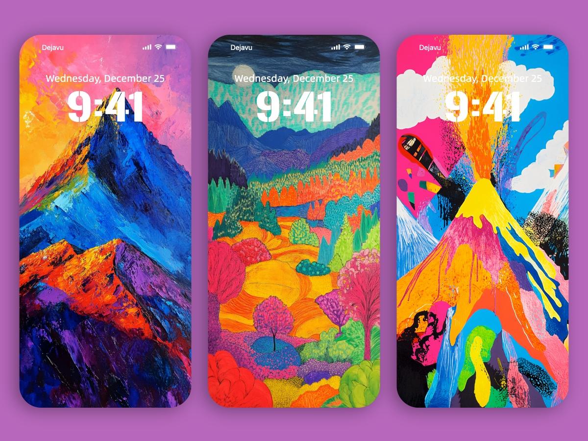 Abstract Plant Art Minimal Wallpapers 8K – Matisse-Inspired Color Trends for iPhone & Android