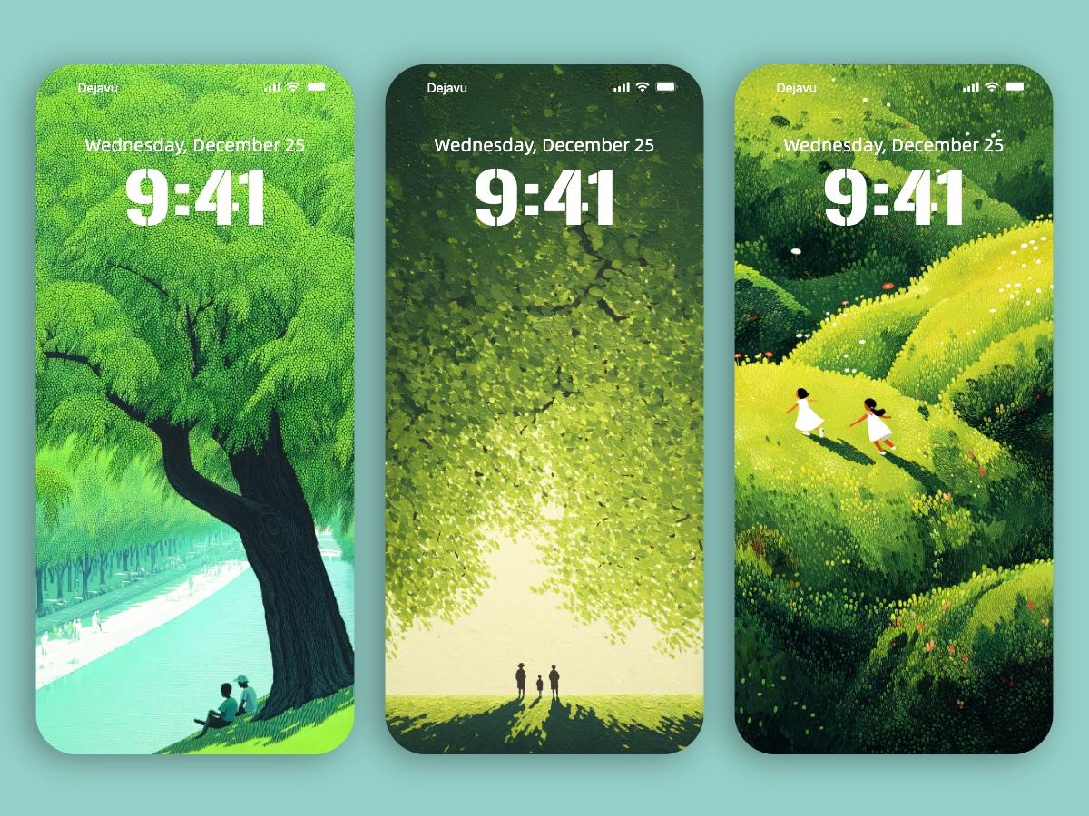 Minimal Nature Phone Wallpapers 8K – Who Left Spring’s Secret Beneath the Trees for iPhone & Android