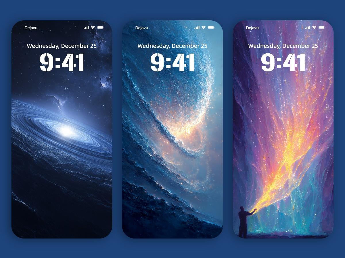 Minimal 8K Phone Wallpapers for iPhone & Android – Mother of the Cosmos & Multiverse Gates