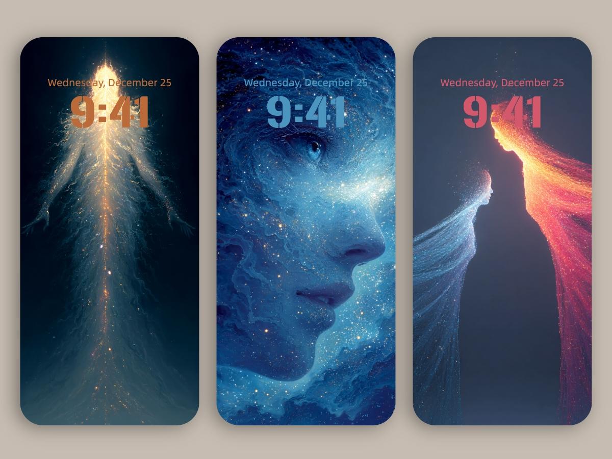 Minimal Space Aesthetic Wallpapers 8K – Cosmic Myth-Inspired Backgrounds for iPhone & Android