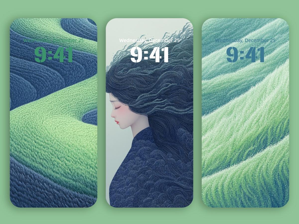 Minimal 8K Phone Wallpapers for iPhone & Android – Windy Mountain Journey Inspired by Women Poets