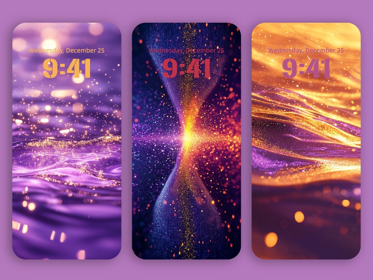 Minimal Phone Wallpapers 8K for iPhone & Android – Inspired by Tiny Particles in Art