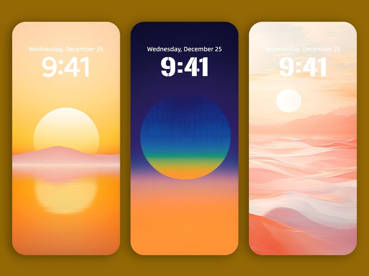 Minimal 8K Phone Wallpapers for iPhone & Android – the Sun Before Dawn