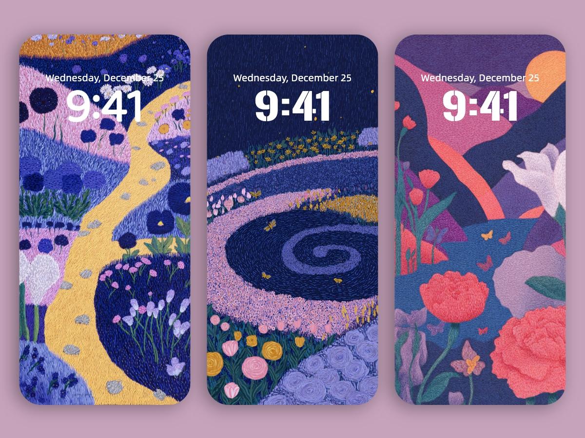 Dreamy Garden Aesthetic 8K Minimal Phone Wallpapers for iPhone and Android