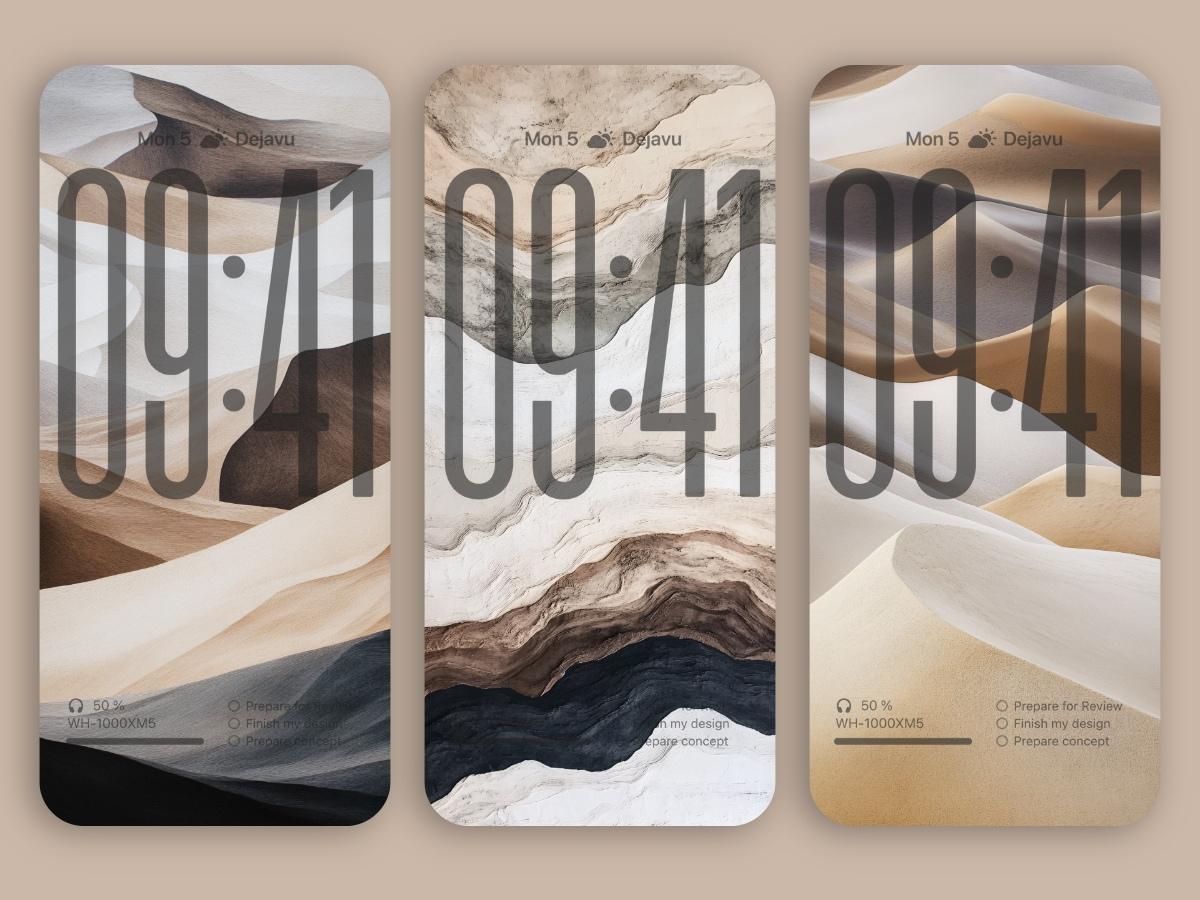 Minimal 8K Phone Wallpapers iOS 26 – The Poetry of the Earth: Stratigraphy for iPhone and Android