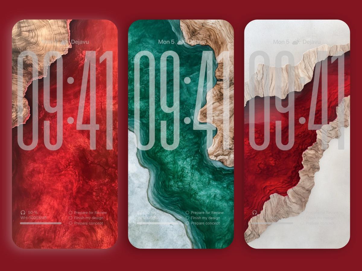 Minimal 8K Phone Wallpapers for iOS 26 and Android – Whispers of Resin Art Series